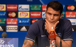Le défenseur du PSG Thiago Silva, le 20 octobre 2015.