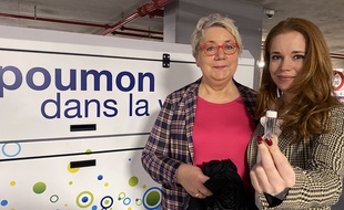 Lia van de Vorle et Esmée van de Vorle, respectivement CEO et Managing director d'ENS Clean Air, ont mis au point le « poumon dans la ville »