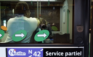 Un bus du réseau Noctilien