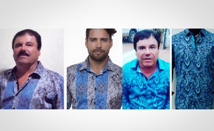 Des photos du narcotrafiquant El Chapo vêtu d'une chemise de BarabasMen.