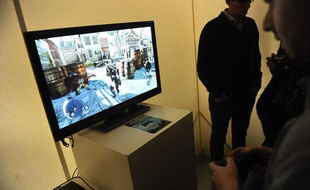 Soiree de lancement du nouveau jeux video Assassin's Creed 3 au Pavillon Wagram à Paris, le 26 octobre 2012