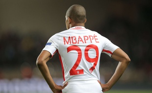 Kylian Mbappé lors de Monaco-Juventus en demi-finale de Ligue des champions, le 3 mai 2017.