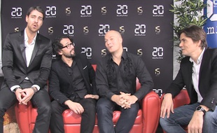 Les Stentors dans le studio de «20 Minutes»