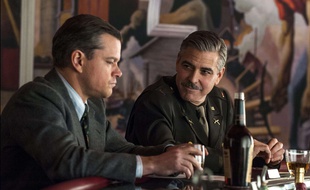 Matt Damon et George Clooney dans