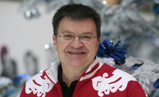 Patrick Montel, lors des JO de Sotchi en 2014.