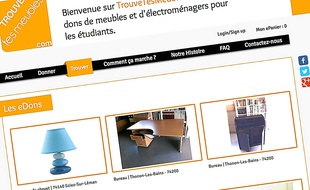 Trouvetesmeubles.com a été lancé cet été par trois étudiants de l'Idrac.