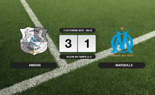 Ligue 1, 9ème journée: Succès 3-1 d'Amiens face à l'OM