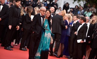 Le réalisateur Woody Allen et son épouse Soon-Yi Previn