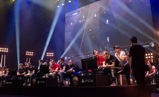 Compétition d'eSport, finale du championnat de France de Fifa football. (Archives)