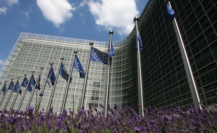 La commission européenne, à Bruxelles.