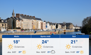 Météo Le Mans: Prévisions du mercredi 8 juillet 2020