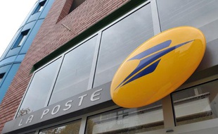 Illustration d'une façade d'un bureau de poste.