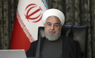 Le président iranien Hassan Rohani, le 18 mars 2020