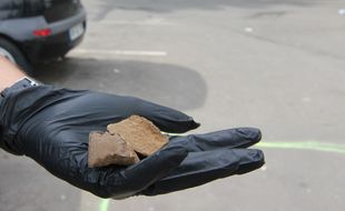 Illustration d'une saisie de résine de cannabis à Rennes.
