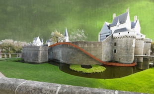 Un toboggan sera installé sur le château des ducs, à Nantes