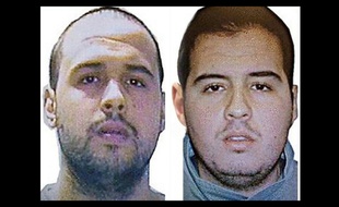 Khalid (à gauche) et Ibrahim El Bakraoui.