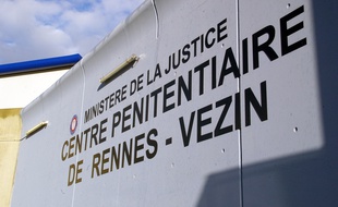 La façade de la prison de Rennes Vezin.