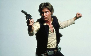 L'acteur Harrison Ford dans le rôle d'Han Solo dans «Star Wars: L'Empire contre-attaque».