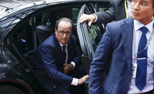 Le Président François Hollande, le 30 août 2014 à Bruxelles.