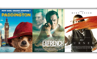 Paddington, La French et Mr Turner, trois films à voir cette semaine