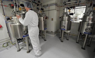 Un laboratoire pharmaceutique dans le nord de la France