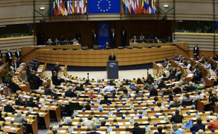 Le Parlement européen à Bruxelles, le 27 mai 2015