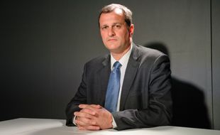 Paris le 20 mars 2012. Louis Aliot, homme politique français, membre du Rassemblement national.