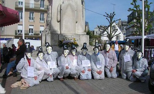 Une manifestation de l'asssociation Sortir du nucléaire