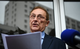 Didier Gailhaguet, l'ancien président de la FFSG, au moment d'annoncer sa démission le 2 juin 2020.