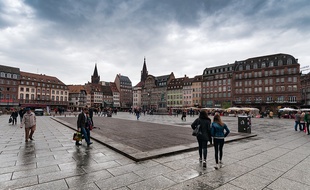 La place Kleber à Strasbourg.