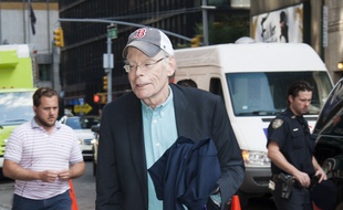 L'écrivain Stephen King à New York.