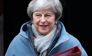 Theresa May, le 21 janvier 2019 à Londres.