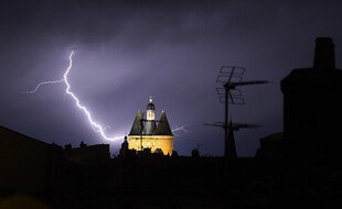Lors d'un orage à Bordeaux en 2020. (archives)