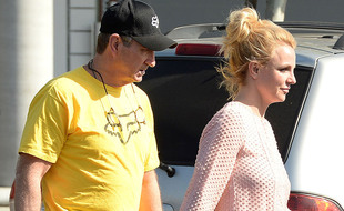 La chanteuse Britney Spears et son père Jamie