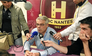 L'entraîneur du HBC Nantes Thierry Anti.