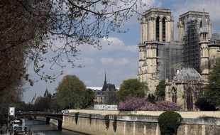 La cathédrale Notre-Dame de Paris, le 14 avril 2021.