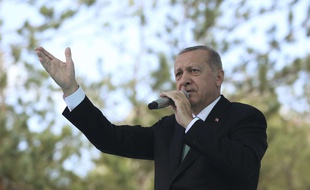 Le président turc Recep Tayyip Erdogan à Bayburt, le 10 août 2018.