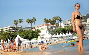 Les plages de la Croisette, à Cannes