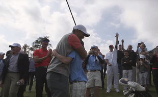 Tiger Woods s'est empressé de féliciter le petit prodige.