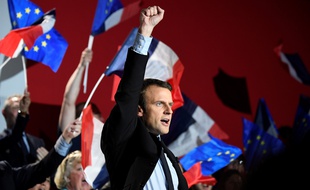 Emmanuel Macron à Arras, le 26 avril 2017.