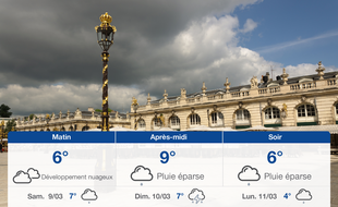 Météo Nancy: Prévisions du vendredi 8 mars 2019