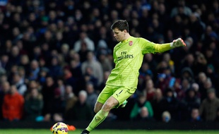 Le gardien d'Arsenal, Wojciech Szczesny, le 28 décembre 2014 à West Ham.
