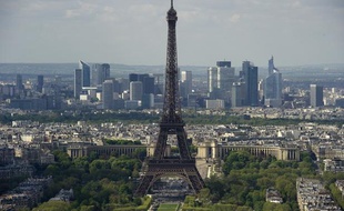 La Tour Eiffel à Paris.