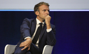 Emmanuel Macron lors du congrès mondial de la nature