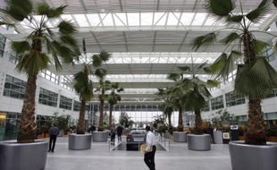 Le Technocentre Renault,à Guyancourt, où trois salariés se sont suicidés en 2006-2007.