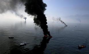 La marée noire dans le Golfe du Mexique, en juin 2010
