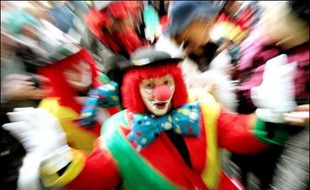 Un clown. Illustration.