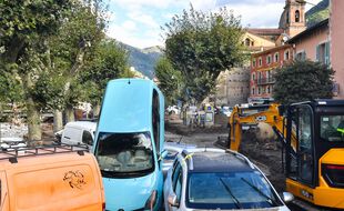Les dégâts causés par la tempête Alex à Breil-sur-Roya