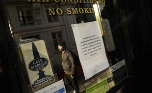 Un pub fermé à Londres en novembre. (archives)