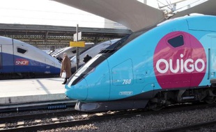 Un TGV low-cost "Ouigo" à la Gare de Lyon, en 2013